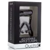 Ouch! Pince-tétons ajustables Nip Secrets Noires